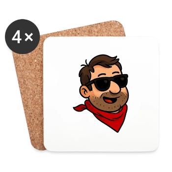 Feria festayre - Coasters (set of 4) - white - Front