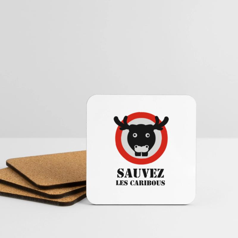 reindeers Coasters (set of 4)