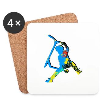 freestyle scooter - Coasters (set of 4) - white - Front