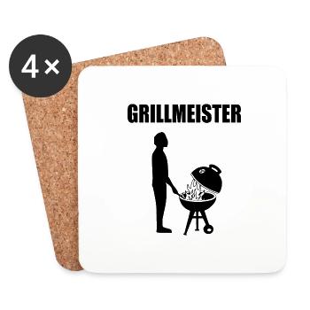 BBQ - Untersetzer (4er-Set) - Weiß - Vorne