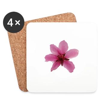peach blossom - Coasters (set of 4) - white - Front