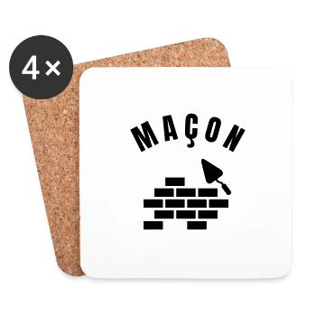 Mason Collection - Beruf - Untersetzer (4er-Set) - Weiß - Vorne