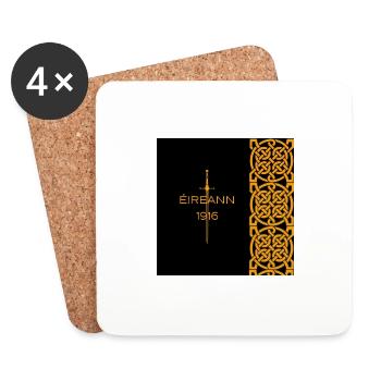 eIRE1916 - Coasters (set of 4) - white - Front