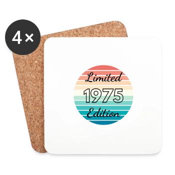 Edition limitée 1975 - Dessous de verre (lot de 4) - blanc - Devant