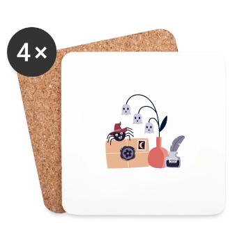 Still Life Halloween - Coasters (set of 4) - white - Front