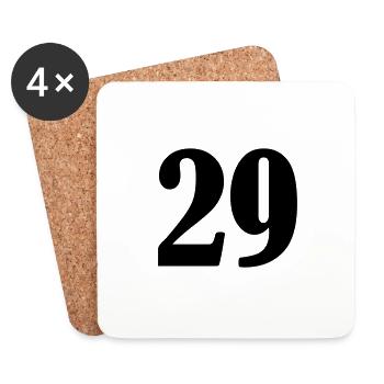 29 - Untersetzer (4er-Set) - Weiß - Vorne