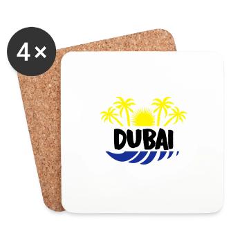 dubai 02 - Untersetzer (4er-Set) - Weiß - Vorne