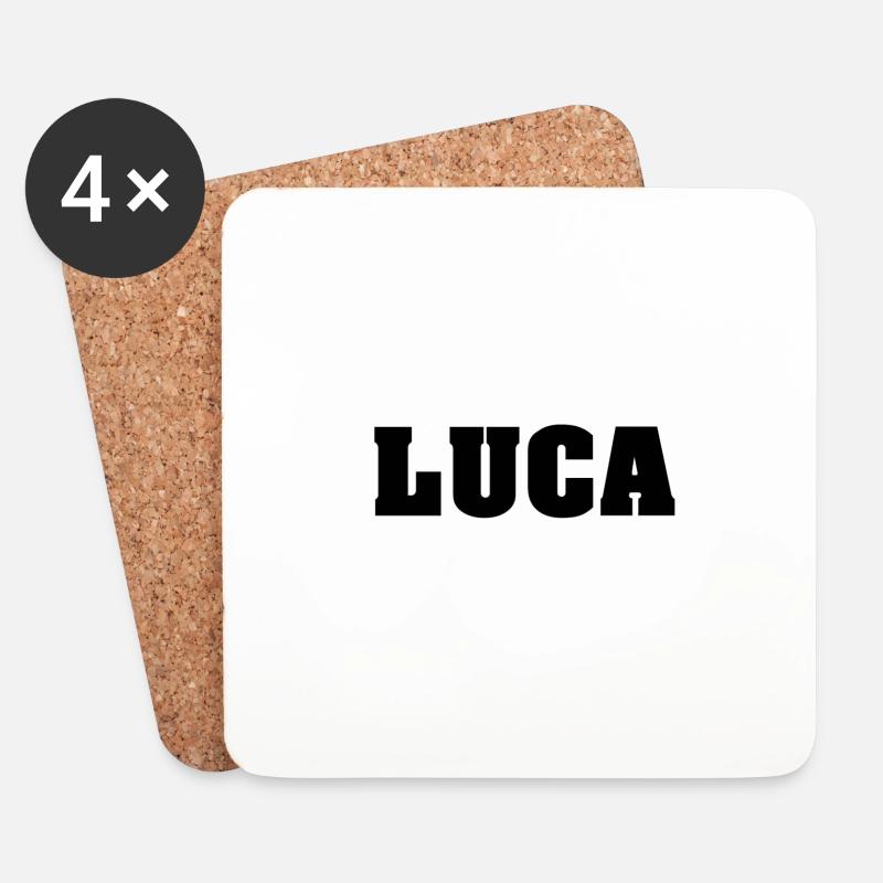 Luca - Untersetzer (4er-Set) - Weiß