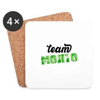 Team MOJITO - Coasters (set of 4) - white - Front