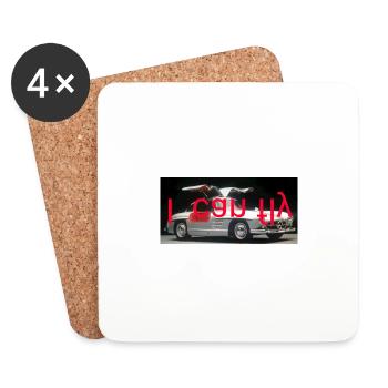 SLS - I can fly - Coasters (set of 4) - white - Front