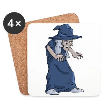 Witch Bsen Funny Witch Fun Halloween Gift - Coasters (set of 4) - white - Front