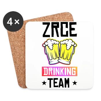 Zrce Drinking Team - Coasters (set of 4) - white - Front