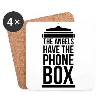 the angels have the phone box - Untersetzer (4er-Set) - Weiß - Vorne