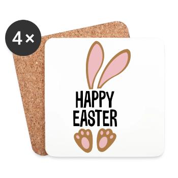 Ostern - Untersetzer (4er-Set) - Weiß - Vorne