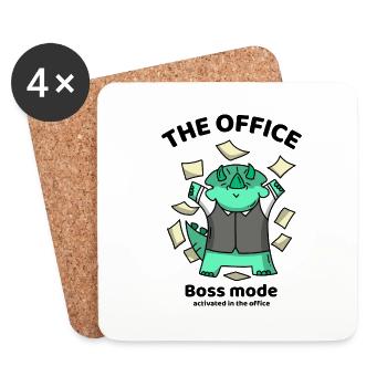 Activated in the office - The office - Untersetzer (4er-Set) - Weiß - Vorne