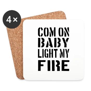 Come on Baby ..... - Untersetzer (4er-Set) - Weiß - Vorne