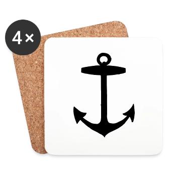 anchor - Untersetzer (4er-Set) - Weiß - Vorne