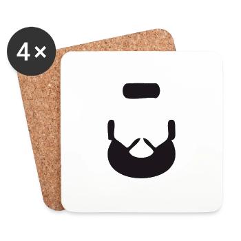 Mr T! - Coasters (set of 4) - white - Front