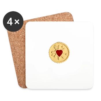 Jammie - Coasters (set of 4) - white - Front
