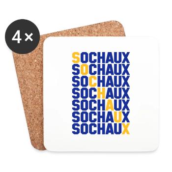 Sochaux Gitter - Untersetzer (4er-Set) - Weiß - Vorne