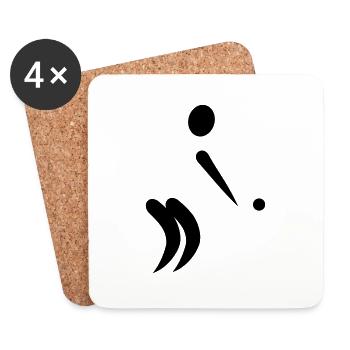 Boule - Coasters (set of 4) - white - Front