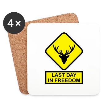 last_day_in_freedom_f2 - Untersetzer (4er-Set) - Weiß - Vorne