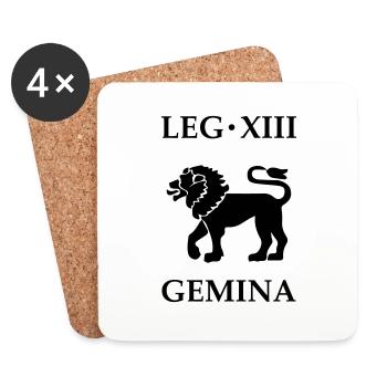 legio_xiii_gemina - Dessous de verre (lot de 4) - blanc - Devant