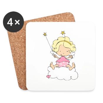 Little Magic Angel - Untersetzer (4er-Set) - Weiß - Vorne