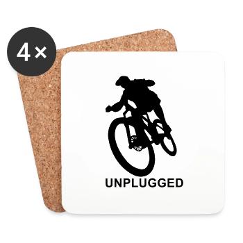 Unplugged - Coasters (set of 4) - white - Front