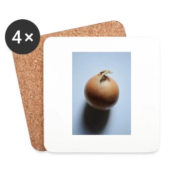 onion - Coasters (set of 4) - white - Front
