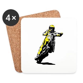 Speedway - Untersetzer (4er-Set) - Weiß - Vorne