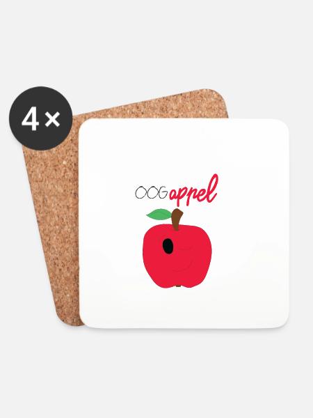 Eyeapple - Coasters (set of 4) - white