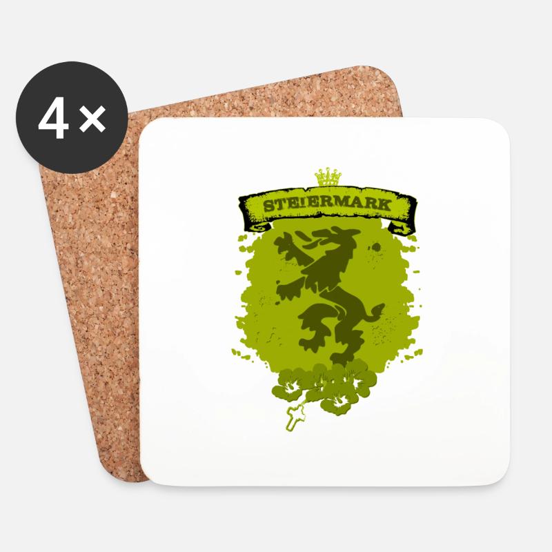 Styria - Coasters (set of 4) - white
