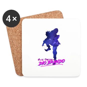 God Brando Outrun - Coasters (set of 4) - white - Front