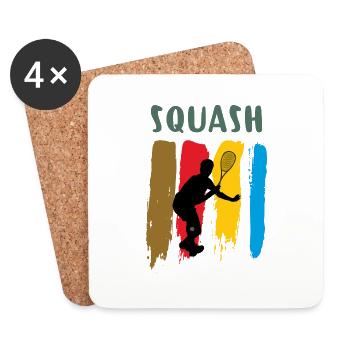 squash - Coasters (set of 4) - white - Front