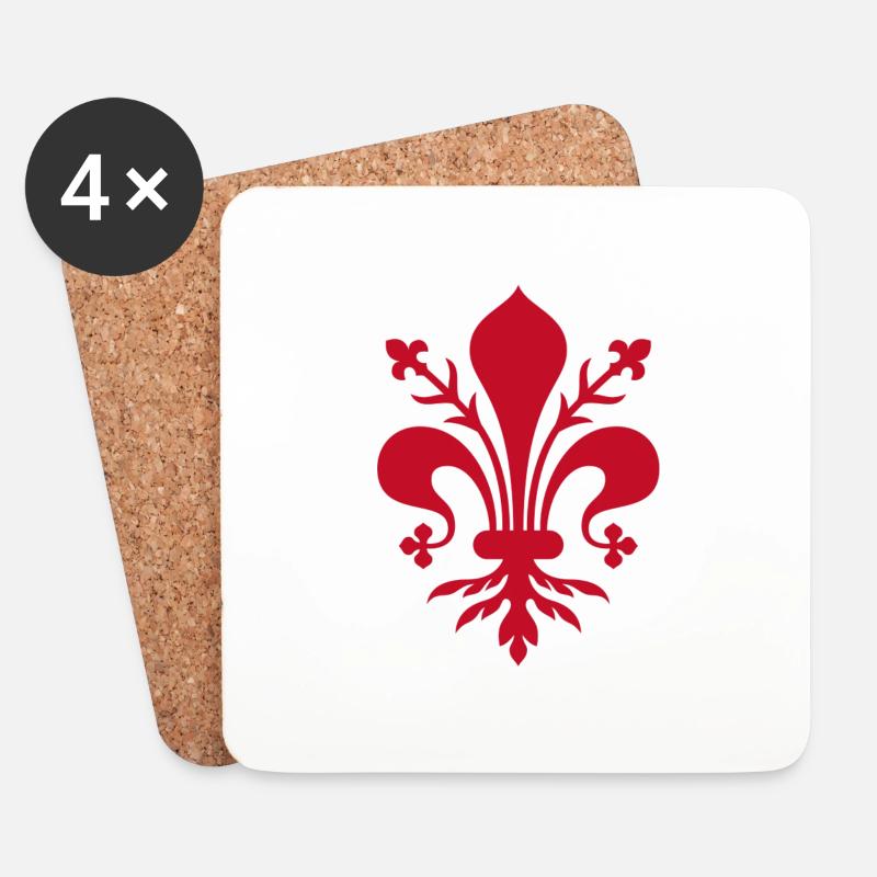 Florenz - Untersetzer (4er-Set) - Weiß