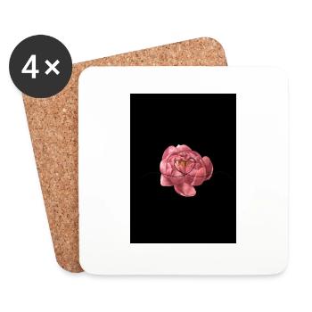 Flower Power Love - Coasters (set of 4) - white - Front