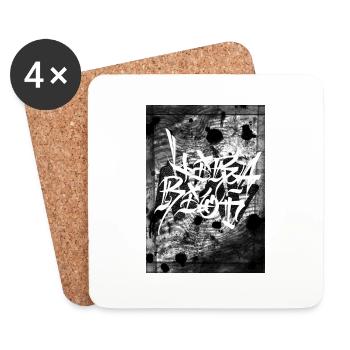 LiraRiot - Dessous de verre (lot de 4) - blanc - Devant