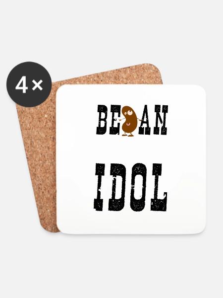 Be an idol - Coasters (set of 4) - white