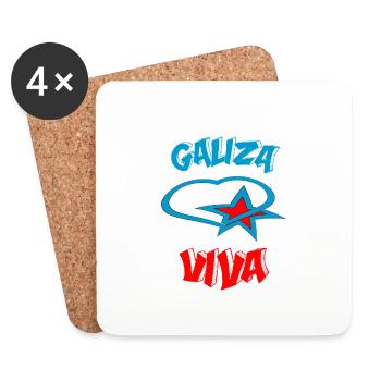 Galiza Viva 2022 - Coasters (set of 4) - white - Front