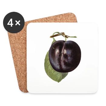 PLUM 3 - Coasters (set of 4) - white - Front