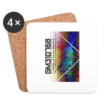 MagliaGM310768 The Dark Side 2 - Coasters (set of 4) - white - Front