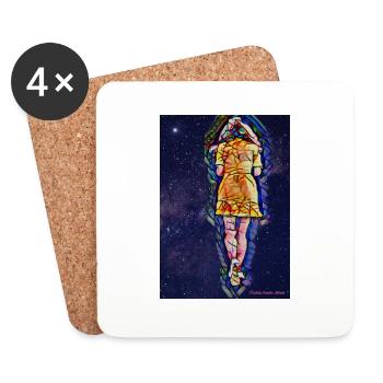 a magical night - Coasters (set of 4) - white - Front