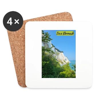 Love Denmark - MONS KLINT - Untersetzer (4er-Set) - Weiß - Vorne
