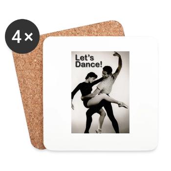 Let's Dance - Untersetzer (4er-Set) - Weiß - Vorne