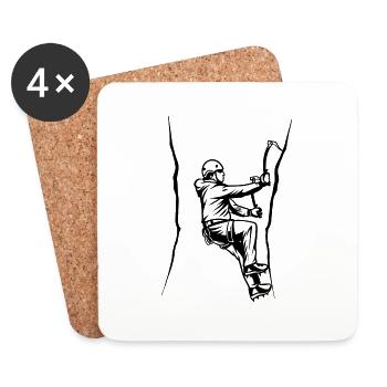 crampons d’escalade de glace - Dessous de verre (lot de 4) - blanc - Devant