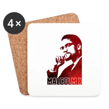 Malcolmx - Untersetzer (4er-Set) - Weiß - Vorne