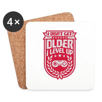 Vieillir - Dessous de verre (lot de 4) - blanc - Devant