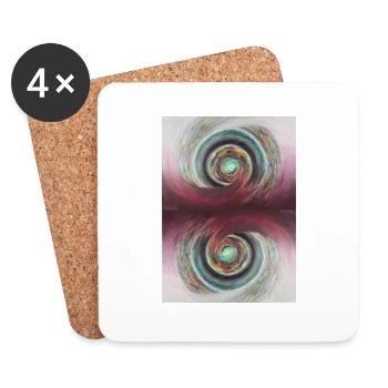 The ORIGINAL - Coasters (set of 4) - white - Front