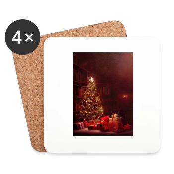 Christmas 15 - Coasters (set of 4) - white - Front